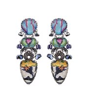 Earrings Ayala Bar Woman Candy Twist in Metal Alloy Cristallo R2400